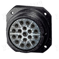 SHLB19-PF-S-S - Роз'єм панельний (стандарт Socapex), серія ShowLine, гніздо, клас захисту