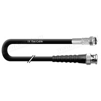 1T-VT36-00.25 Кабель Антенний 75 Ом, F штекер > BNC штекер, діаметр - 6.95 мм, 1.02/4.57 (1x1.02 мм) AWG24