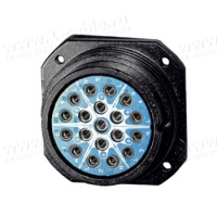 STM-19PFS - Роз'єм панельний (стандарт Socapex), гніздо, клас захисту IР67, 19 контактів