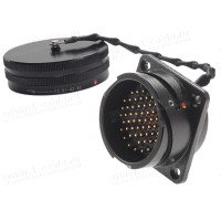 TLN-013MP - Роз'єм круглий багатоконтактний, штекер, панельний, серія Tourline