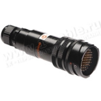 TLN-037MVB - Разъем круглый многоконтактный, штекер, кабельный, серия Tourline