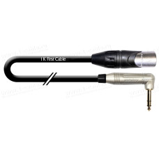 1T-AIC04-00.5 - Кабель звук балансный переходной, Basic, XLR3 штекер > Jack 6.3 stereo штекер