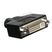 AC-DVI29-F - Роз'єм DVI, гніздо, з корпусом, подовжені гвинти, контактів-29, контакти-покриття позолота