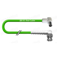 1T-VT67-01 Кабель Антенный 75 Ом, BNC штекер угловой > IEC штекер, диаметр- 6.1мм, 0.8/3.7AF