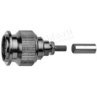 J01012A5032 - Роз'єм TNC кабельний, штекер, обжим, 75 Ом, G4 (RG-179B/U), монтаж A2903