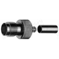 J01013A2262 - Роз'єм TNC для RG-59 кабельний, гніздо, обжим, 75 Ом, G2 (RG-59B/U), монтаж А0831