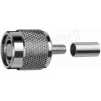 J01011R0006 - Роз'єм R-TNC (корпус-гніздо, ц.контакт-штекер) кабельний, обтиск, 50 Ом