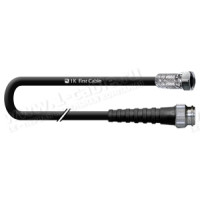 1T-VX15-01 Кабель коаксиальный 50 Ом, стандартный TNC штекер > F штекер, диаметр- 5мм, , цвет- черный