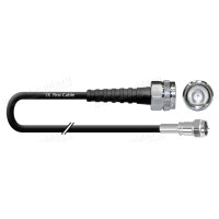 1T-VX22-01 Кабель коаксіальний 50 Ом, стандартний N штекер > F штекер, діаметр - 5 мм, колір - чорний