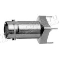 J01001A1945 - Роз'єм BNC для вертикальної установки на друковану плату, гніздо, паяння, 50 Ом