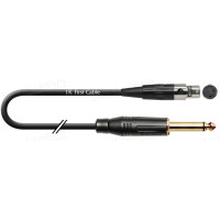 1T-AIC06-03 - Аудиокабель переходной, mini XLR3 гнездо > Jack 6.3 mono штекер, диаметр- 4.6 мм