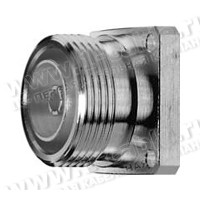 J01121A0721 - Роз'єм 7-16 панельний, гніздо, квадратний фланець 4 отв., 50 Ом