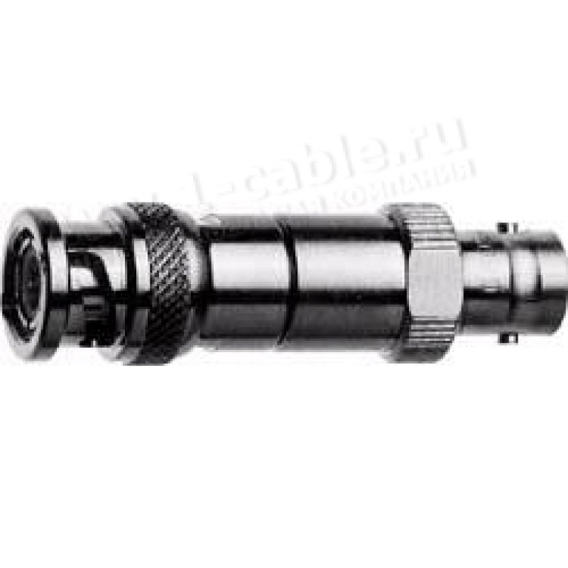 J01006A0014 - Опір навантаження BNC, прохідний, штекер-гніздо, 75 Ом, 0.5 Вт, макс. 1GHz,