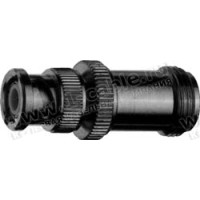 J01008A0824 - Перехідник BNC штекер - N гніздо, Втрати: 29 dB / 1 GHz; 22,5 dB / 4 GHz