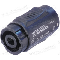 NL4MMX - Адаптер speakON > speakON, штекер - штекер, контактів - 4, замикаючий механізм