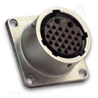 JRC21BR26S - Роз'єм Hirose, панельний гніздо, 26 контактів, 24 контакти (струм 5А) діам. 1.1 мм