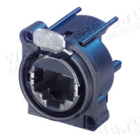 NE8FAH - Роз'єм RJ45 Ethercon у корпусі А-посадки для горизонтального встановлення на плати