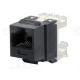 RJ45-MP8(8P)С-F - Разъем RJ45 компактный, панельная вставка keystone, категория 5e