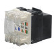 RJ45-MP8(8P)С-F - Разъем RJ45 компактный, панельная вставка keystone, категория 5e