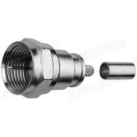 J01600A0012 - Роз'єм F, кабельний, штекер з центр.контактом і діелектриком, обтиск, G4