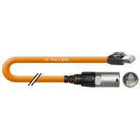 1T-XRC6F-XLR-001 Кабель комутаційний, Standart-Patch, категорія 6 SSTP, XLR-RJ45 штекер > RJ45 штекер, 250 МГц