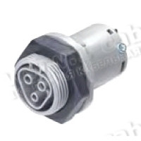 96.031.5054.3 - Панельний силовий роз'єм гвинтової фіксації, гніздо, серія М25, 25 A