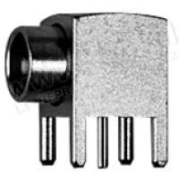 J01390A0051 - Роз'єм SMP, установка на плату, штекер, кутовий, 50 Ом