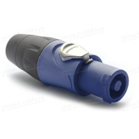 HP-3-F - Кабельний роз'єм силовий, power-in (А-тип), кількість контактів- 3, 25 A, 250 Вольт