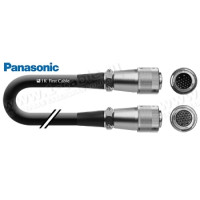 CAM-P26-005 Кабель для камерного каналу Panasonic, 26 пін, гніздо-штекер, діаметр - 12.7 мм, колір - чорний