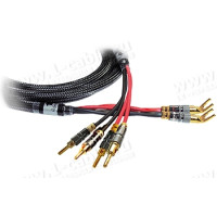 1T-AR85-02.5 - Акустичний перехідний кабель, REFERENCE Line, 2x Spade (45 гр.) > 4x Banana