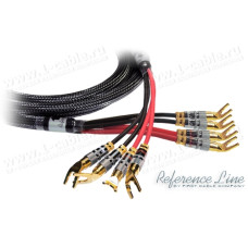 1T-AR89-01 - Акустический кабель, REFERENCE Line, 4х Spade (45 гр.) > 4х Spade (bi-wiring)