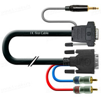 DVIA-11MM-15 - Аналоговий кабель DVI-A, серія VGA, для під'єднання аудіо-відео пристроїв до ПК
