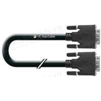 DVIA-1MM-25K - Аналоговий кабель DVI-A, DVI штекер > DVI штекер, , діаметр-9.9 мм, 5x(7x0,15мм)
