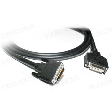 DVIS-MFS-01 - Цифровой кабель DVI-D, Single Link, серия Standard, штекер-гнездо, 5P(2x7х0.16mm, AWG26)+5C