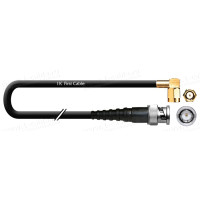 1T-VX36-10 Кабель коаксиальный переходной 50 Ом, стандартный, BNC штекер > SMA штекер угловой