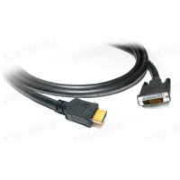 HDMI-DVI-MM-01 - Цифровий кабель HDMI штекер> DVI штекер, серія XL, для віддалених джерел