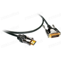 HDMI-DVI-SL5-MM-02 - Цифровий компактний кабель HDMI штекер > DVI штекер, серія SL5, версія 1.4
