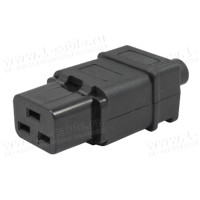 ACP-320C19 - Разъем IEC 60320 C19, прямой, гнездо на кабель, 3 контакта, ном. 250 В