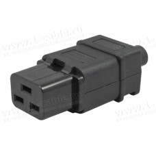 ACP-320C19 - Разъем IEC 60320 C19, прямой, гнездо на кабель, 3 контакта, ном. 250 В