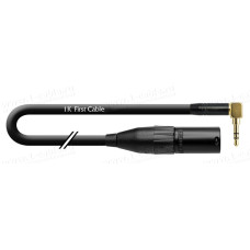 1T-AMB35-00.5 - Кабель микрофонный, Basic, XLR3 штекер (Amphenol) > Jack 3.5 stereo штекер