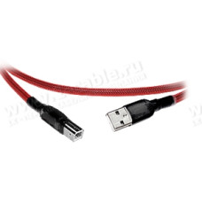 1T-USB07-AB-01 Кабель USB 2.0 для передачи данных в защитной оплетке, штекер (тип A) -штекер (тип В)