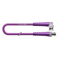 1T-VDF20-020 Кабель відео цифровий SDI/HDTV, серія Flex, 75 Ом, еластичний, BNC штекер кутовий > BNC гніздо