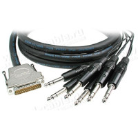 TAN06DPA01 Аудиокабель 6-канальный, для  кинопроцессора Dolby CP (вход/выход), D-SUB 25-пин штекер