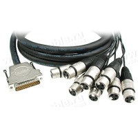 TAN08DF01 Аудіокабель 8-канальний, TASCAM (вхід), D-SUB 25-пін штекер > 8x XLR3 (Amphenol) гніздо
