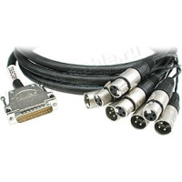 TAN08DFM01 Аудіокабель 8-канальний, TASCAM (вхід/вихід), D-SUB 25-пін штекер > 8х XLR3 гніздо/штекер