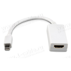 MDP2HDMIF - Адаптер видеосигналов Mini DisplayPort на HDMI (гнездо), в комплекте: адаптер сигналов