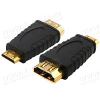 HDMI2miniHDMI-FM - Адаптер прохідний HDMI гніздо> mini HDMI штекер (тип С), HDMI A тип / F