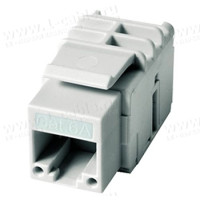 J00029K0050 - Роз'єм RJ45, гніздо, панельна вставка UMJ, Cat.6, для крученої і цільної жили