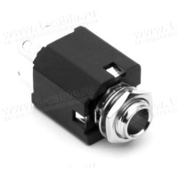 ACJS-MVS-5 - Jack Phono 6.3 мм гніздо на панель, контакти під кабельну пайку, 5 контактів