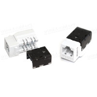 RJ45-MP8(8P)-6A-U-NE - Роз'єм RJ45, панельна вставка Keystone, Cat.6A, серія KJNE